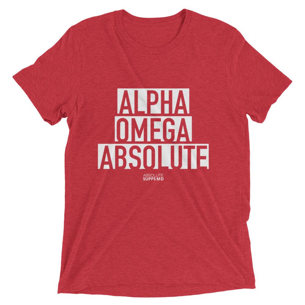 
                  
                    Alpha Omega Absolute Tee - Absolute Supps M.D.
                  
                