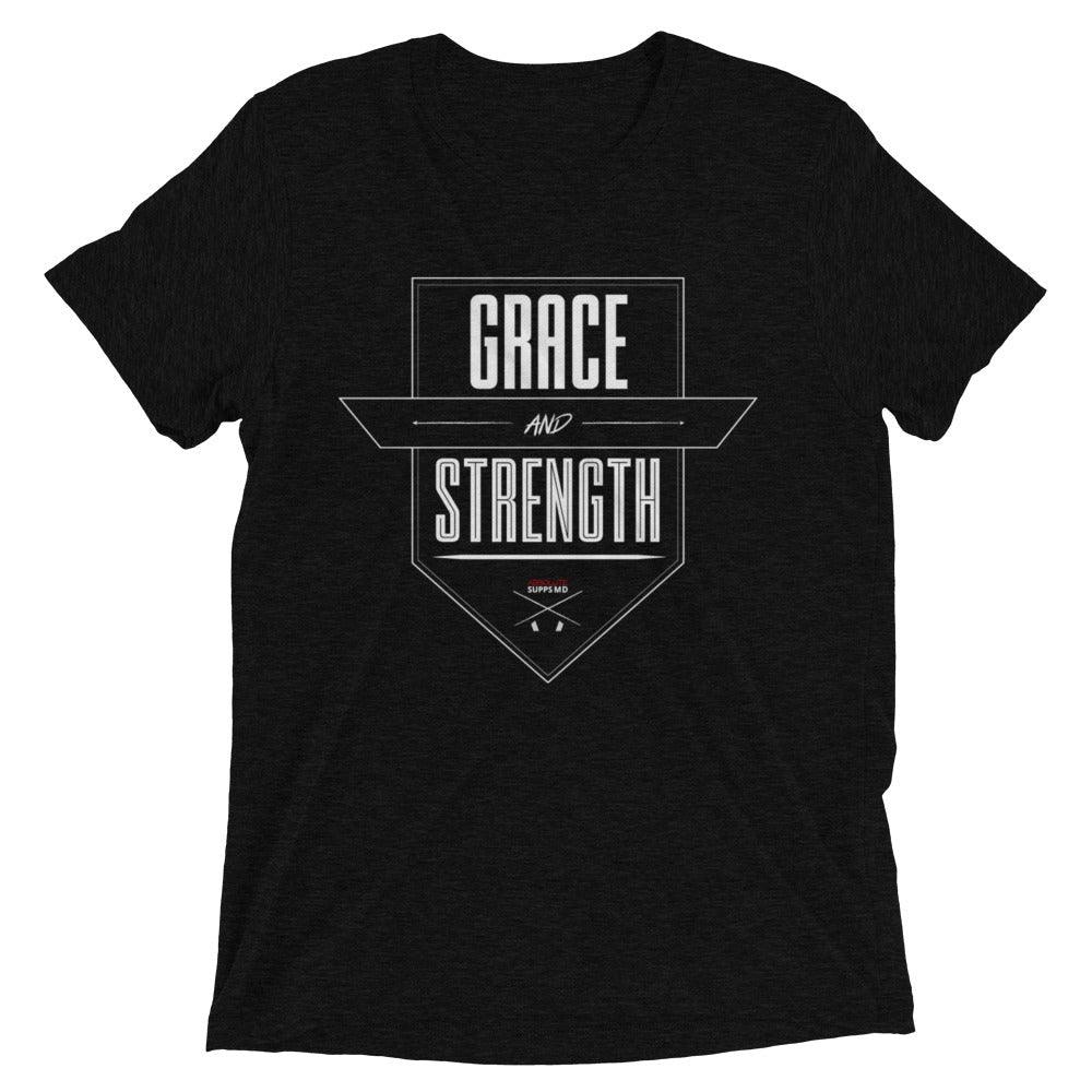 Grace & Strength Ribbon Tee - Absolute Supps M.D.